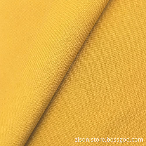 Anti-Falten-Polyester gewebt gefärbte gelbe Hose Stoff